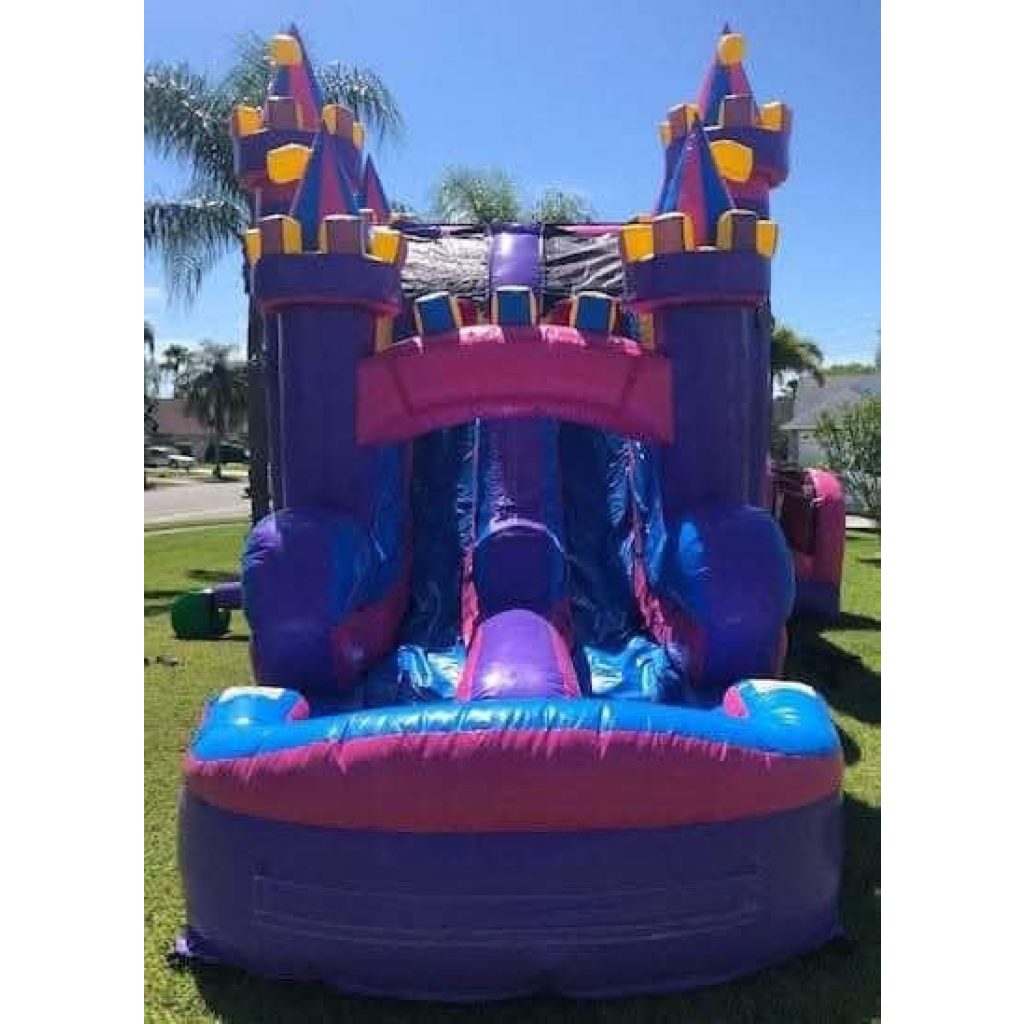 Pouncing Dash Inflatable Princess Combo - Splash & Dash Inflatables